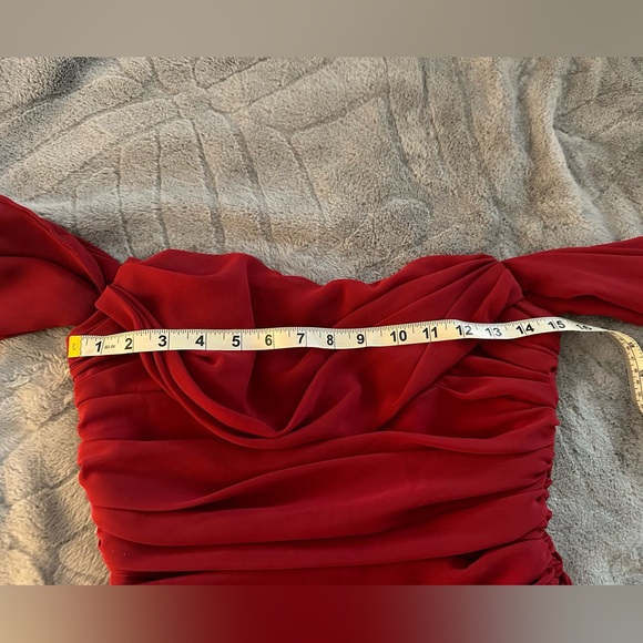 House of CB Carlotta Dress size medium red color - Picture 8 of 8